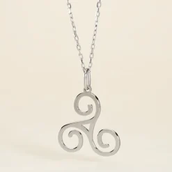 Histoire d'Or Pendentif Helge Argent Blanc Online