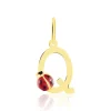 Histoire d'Or Pendentif Helidie Coccinelle Lettre Or Jaune Hot