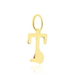 Histoire d'Or Pendentif Helidie Coccinelle Lettre Or Jaune New