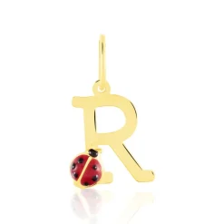 Histoire d'Or Pendentif Helidie Coccinelle Lettre Or Jaune Discount