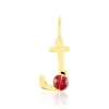 Histoire d'Or Pendentif Helidie Coccinelle Lettre Or Jaune Outlet