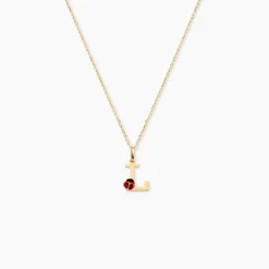 Histoire d'Or Pendentif Helidie Coccinelle Lettre Or Jaune Discount