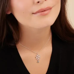 Histoire d'Or Pendentif Huguenote Argent Blanc Outlet