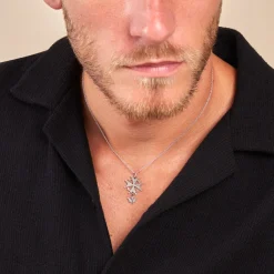 Histoire d'Or Pendentif Huguenote Argent Blanc Outlet