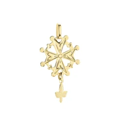 Histoire d'Or Pendentif Huguenote Or Jaune Best