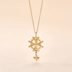 Histoire d'Or Pendentif Huguenote Or Jaune Best