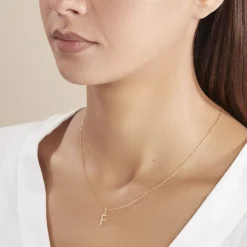 Histoire d'Or Pendentif Ionia Lettre or jaune