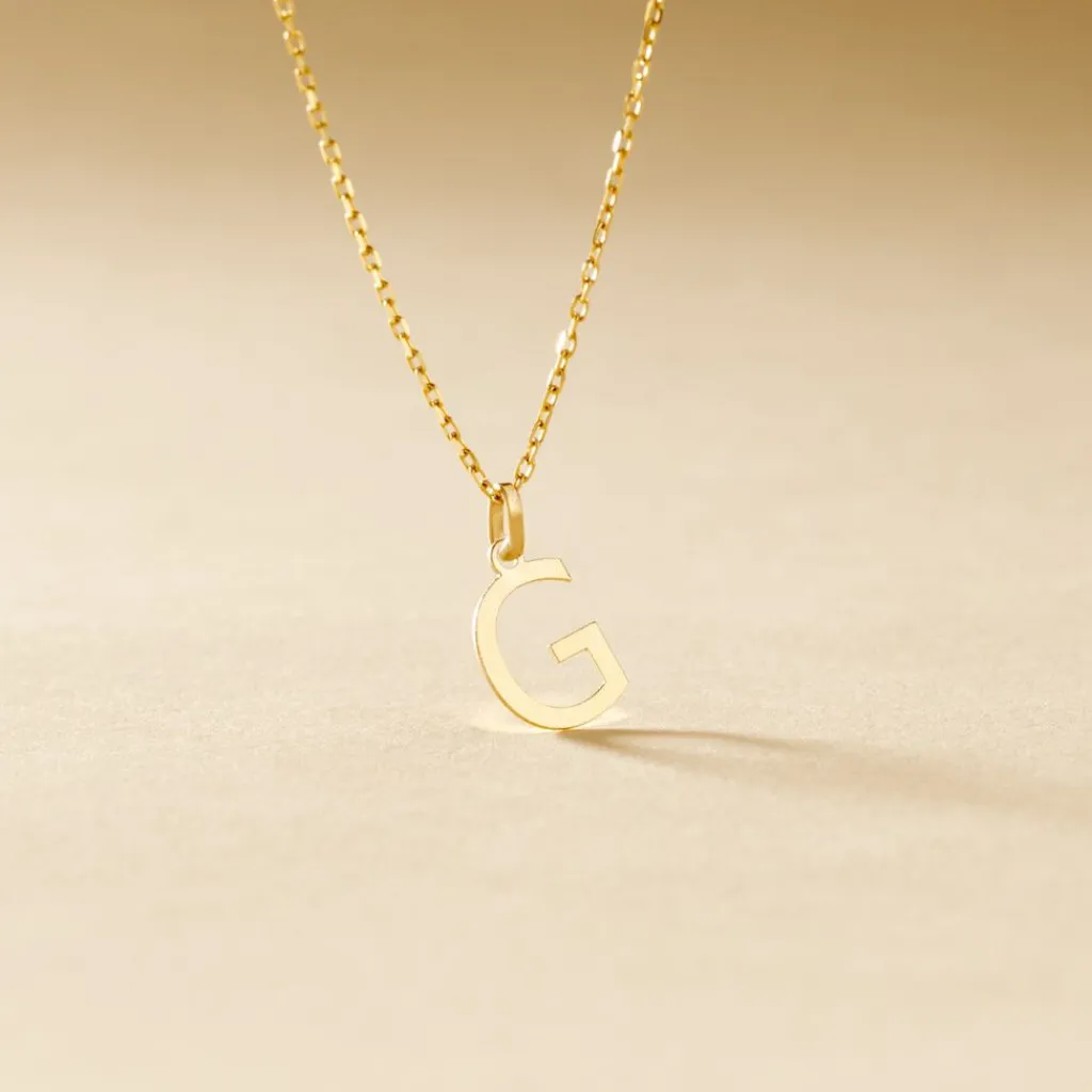 Histoire d'Or Pendentif Ionia Lettre or jaune Outlet