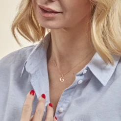 Histoire d'Or Pendentif Ionia Lettre or jaune Outlet