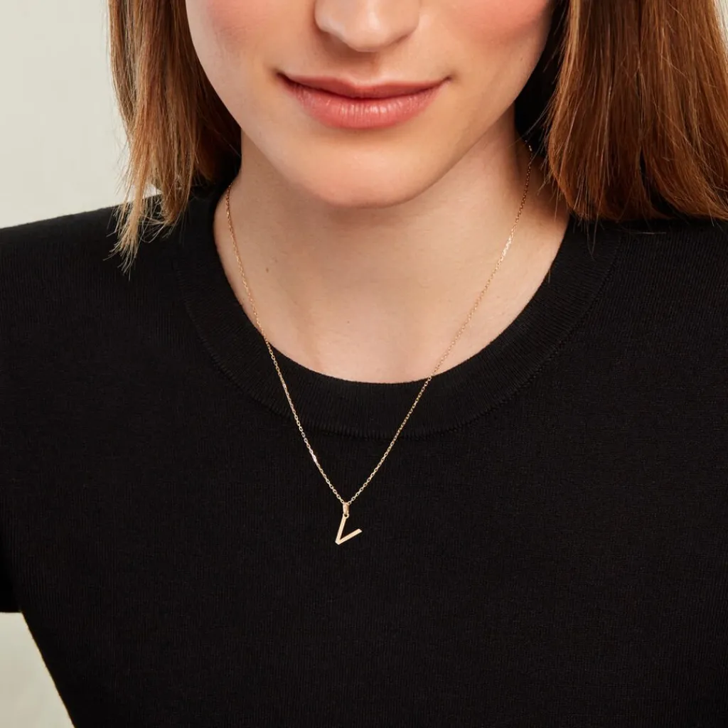 Histoire d'Or Pendentif Ionia Lettre Or Jaune Hot