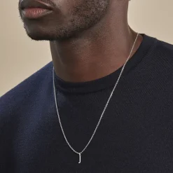 Histoire d'Or Pendentif Ionia Lettre or blanc Outlet