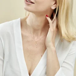 Histoire d'Or Pendentif Ionia Lettre or jaune