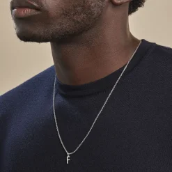 Histoire d'Or Pendentif Ionia Lettre or blanc Hot