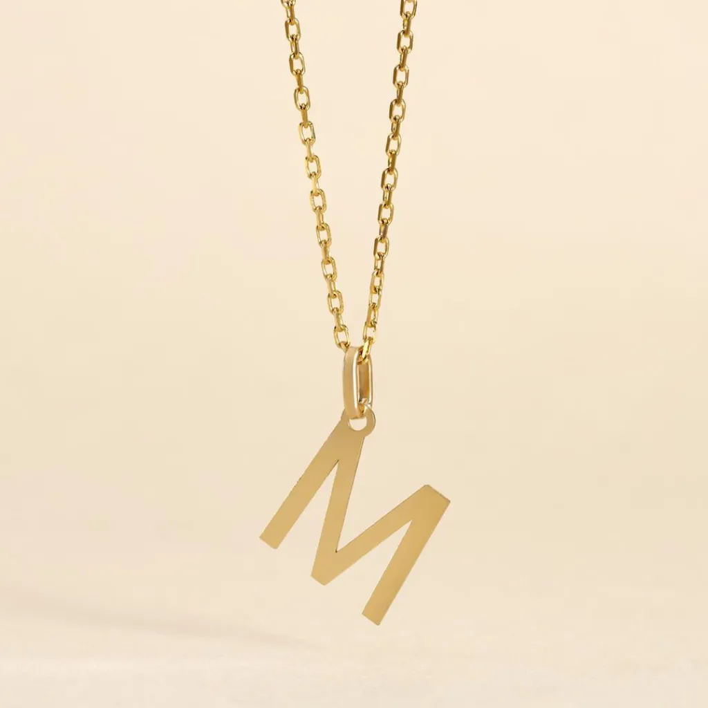 Histoire d'Or Pendentif Ionia Lettre or jaune Outlet