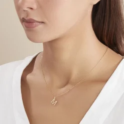 Histoire d'Or Pendentif Ionia Lettre or jaune Outlet