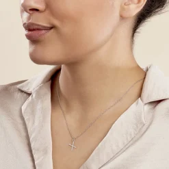 Histoire d'Or Pendentif Ionia Lettre or blanc Hot