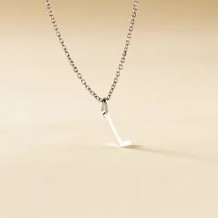 Histoire d'Or Pendentif Ionia Lettre or blanc Outlet