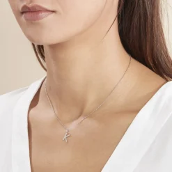 Histoire d'Or Pendentif Ionia Lettre or blanc Sale