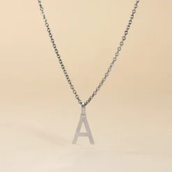 Histoire d'Or Pendentif Ionia Lettre or blanc Discount