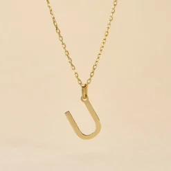 Histoire d'Or Pendentif Ionia Lettre or jaune Discount