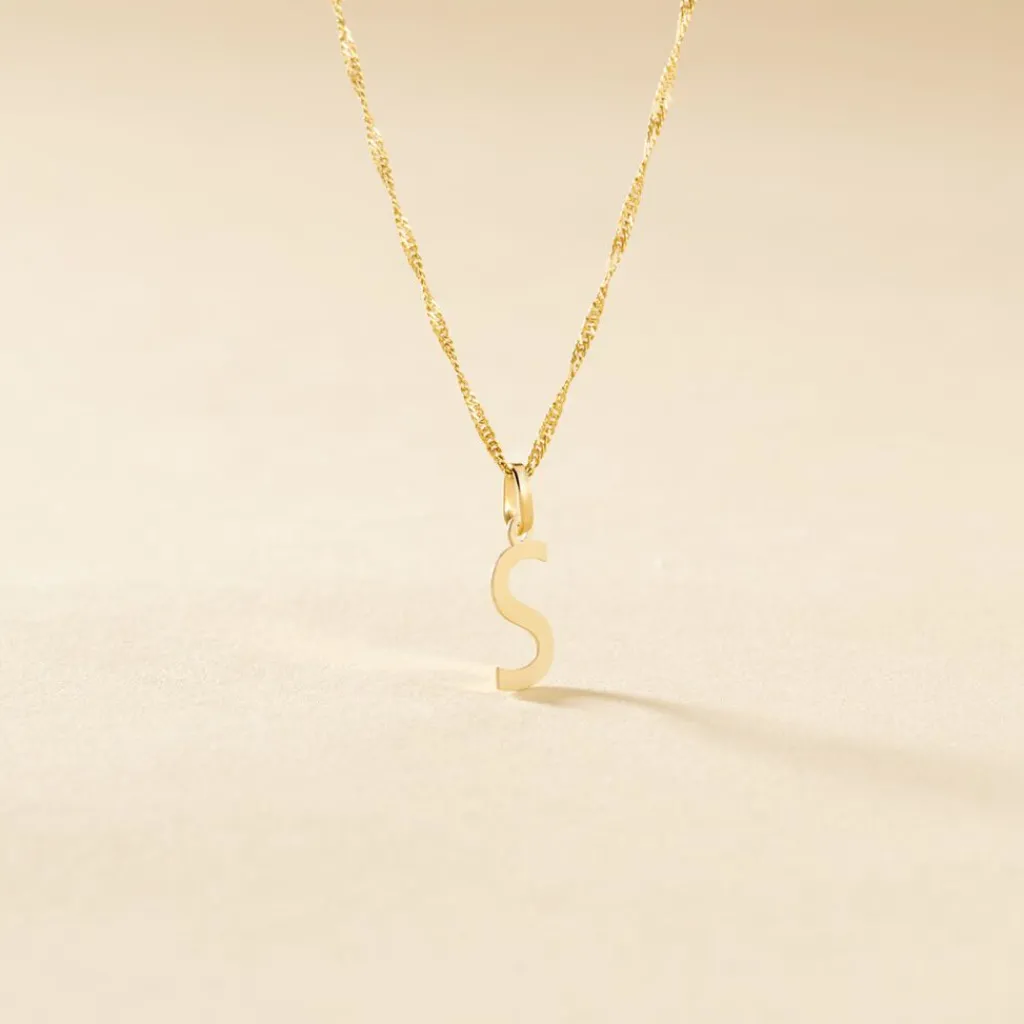 Histoire d'Or Pendentif Ionia Lettre or jaune Clearance