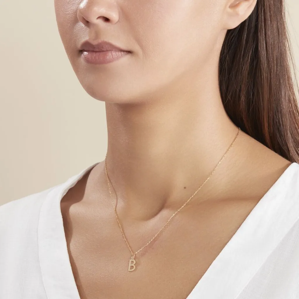 Histoire d'Or Pendentif Ionia Lettre or jaune Outlet