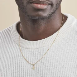 Histoire d'Or Pendentif Ionia Lettre or jaune Online