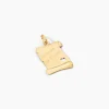 Histoire d'Or Pendentif Irenca Message Parchemin Or Jaune New