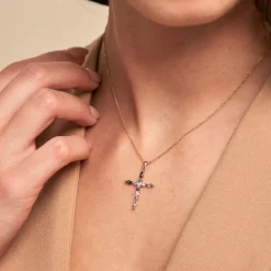 Histoire d'Or Pendentif Iris Or Jaune Topaze Améthyste