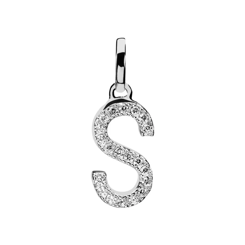 Histoire d'Or Pendentif Klementine Or Blanc Oxyde De Zirconium Hot
