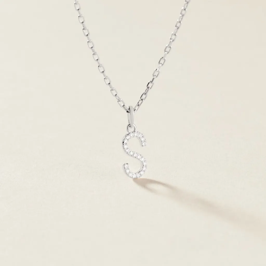 Histoire d'Or Pendentif Klementine Or Blanc Oxyde De Zirconium Hot