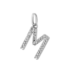 Histoire d'Or Pendentif Klementine Or Blanc Oxyde De Zirconium New