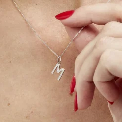 Histoire d'Or Pendentif Klementine Or Blanc Oxyde De Zirconium New