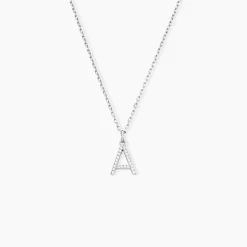 Histoire d'Or Pendentif Klementine Or Blanc Oxyde De Zirconium New