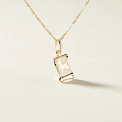 Histoire d'Or Pendentif Lamie Zodiaque Parchemin Or Jaune Discount