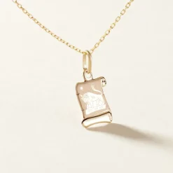 Histoire d'Or Pendentif Lamie Zodiaque Parchemin Or Jaune Hot