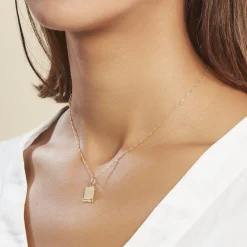 Histoire d'Or Pendentif Lamie Zodiaque Parchemin Or Jaune Hot