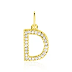 Histoire d'Or Pendentif Lettre D Or Jaune Oxyde Clearance