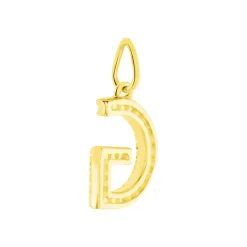 Histoire d'Or Pendentif Lettre G Or Jaune Oxyde Discount
