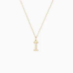 Histoire d'Or Pendentif Lettre I Or Jaune Oxyde Outlet