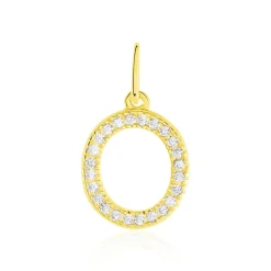 Histoire d'Or Pendentif Lettre O Or Jaune Oxyde Clearance