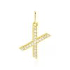 Histoire d'Or Pendentif Lettre X Or Jaune Oxyde Outlet
