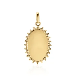 Histoire d'Or Pendentif Linette Plaque Or Doré Clearance