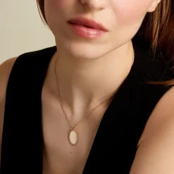 Histoire d'Or Pendentif Linette Plaque Or Doré Clearance