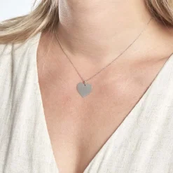 Histoire d'Or Pendentif Lisa or blanc Outlet