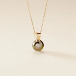 Histoire d'Or Pendentif Louizon Or Jaune Perle De Culture De Tahiti Hot
