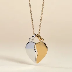 Histoire d'Or Pendentif Marie-stephanie Plaqué Or Bicolore New