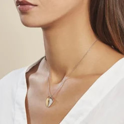 Histoire d'Or Pendentif Marie-stephanie Plaqué Or Bicolore New