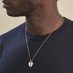 Histoire d'Or Pendentif Marie-stephanie Plaqué Or Bicolore New