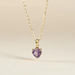 Histoire d'Or Pendentif Miyah Or Jaune Amethyste New